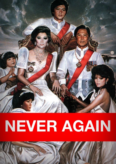42 years ago, Marcos imposed his fantasy monarchy and barbaric martial law on the Philippines. NEVER AGAIN.