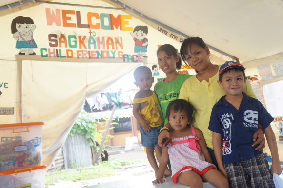 This tent is called Child-Friendly Space and is located at Barangay 62, Tacloban City.