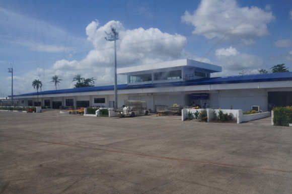 The new passenger terminal of Tacloban airport, after Yolanda.